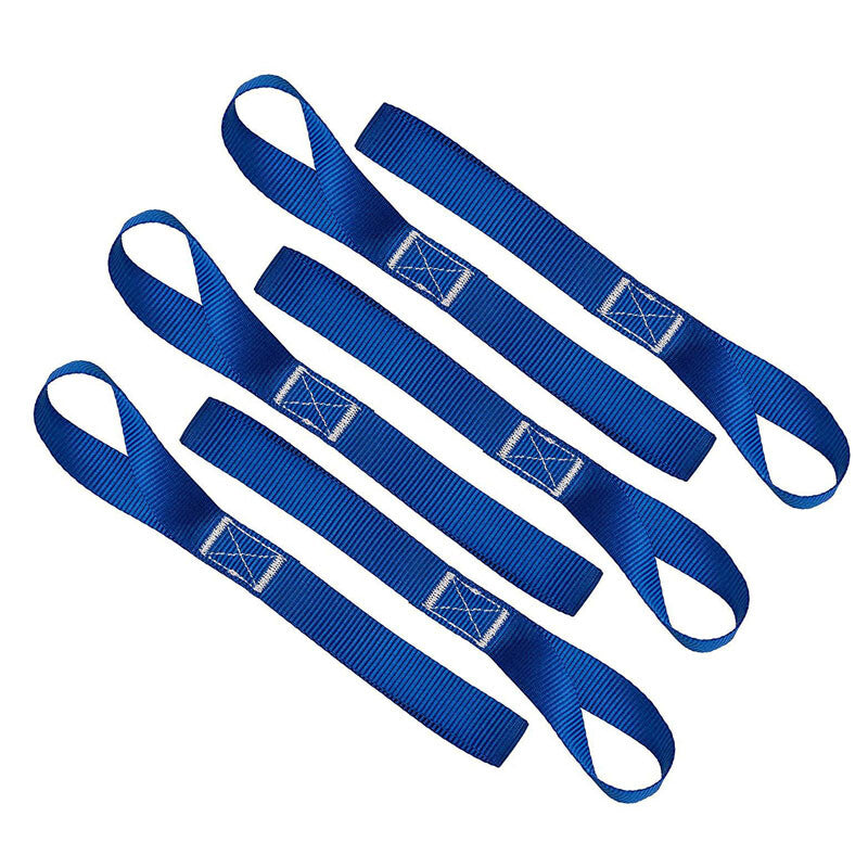 6pcs Motorcycle Motorbike Soft Loop Transport Tie Down Straps 2.5x30cm.