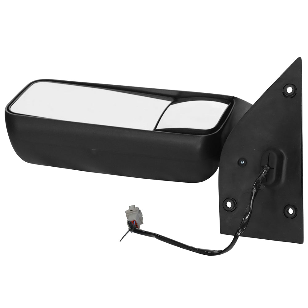 Black Heated Door Mirror For Freightliner Cascadia 2018-2023 Left Driver