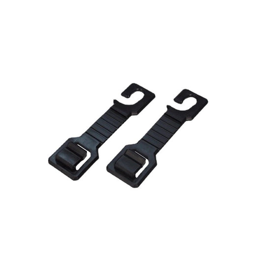 Car headrest hooks, pair