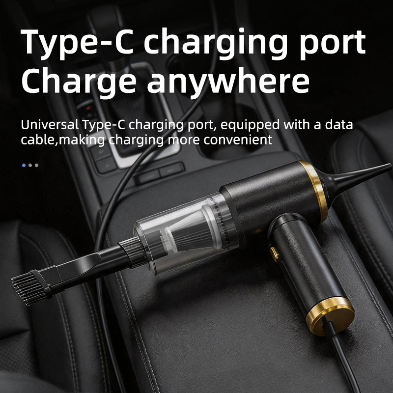 Cordless car vacuum cleaner, 3000Pa suction - image 4