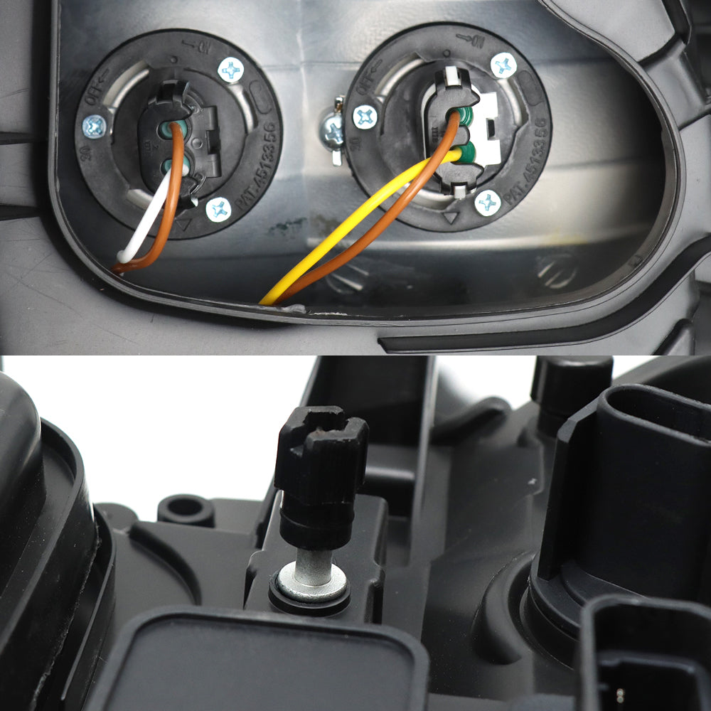 Headlight Assembly Compatible With Freightliner M2 2004-2013 Black Driver Side