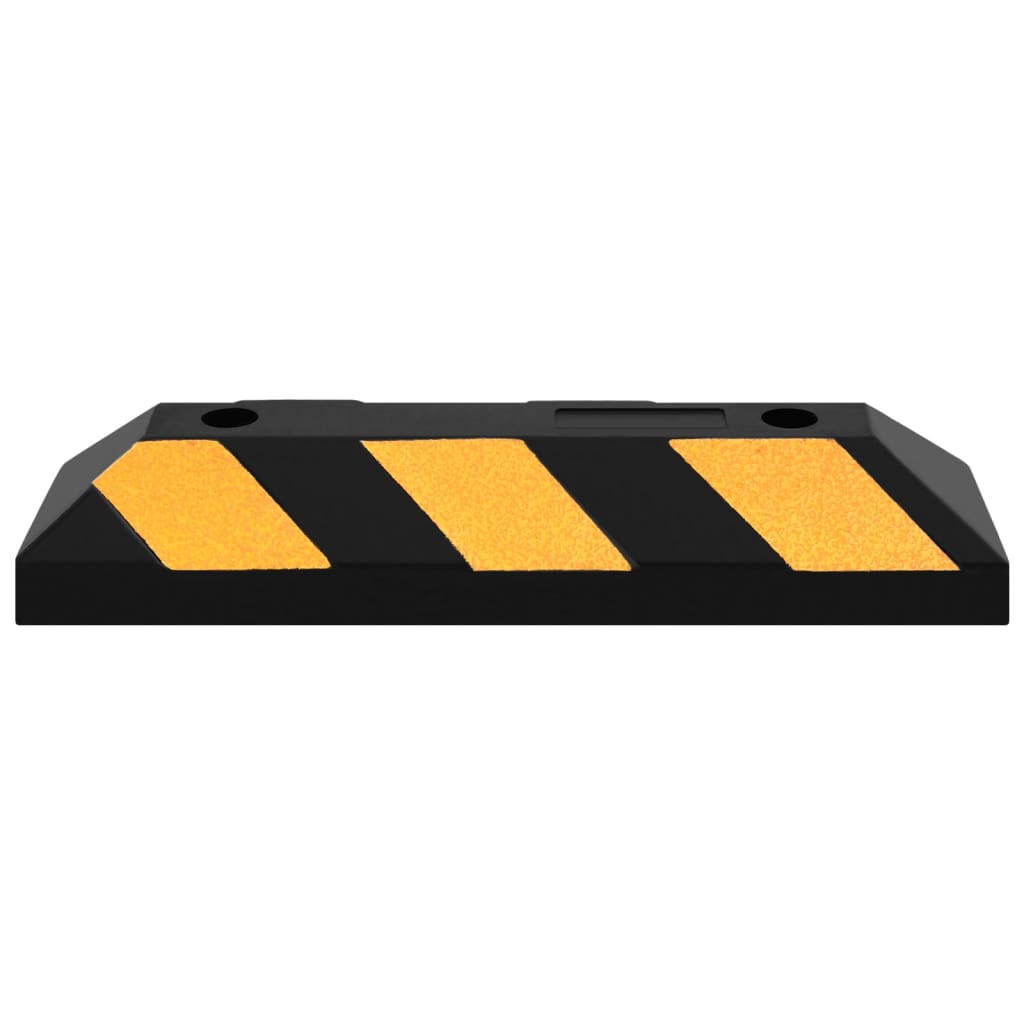 Reflective Parking Blocks, 2 pcs., 56x15x10 cm, Rubber