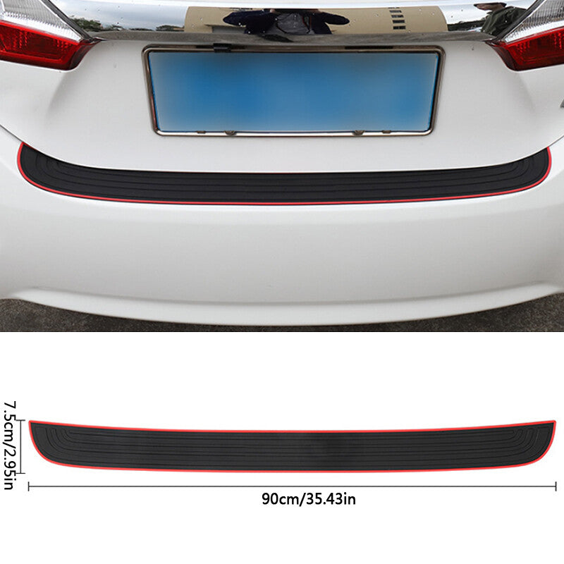 Rear Bumper Protector – Rubber Boot Sill Guard, Universal - image 3