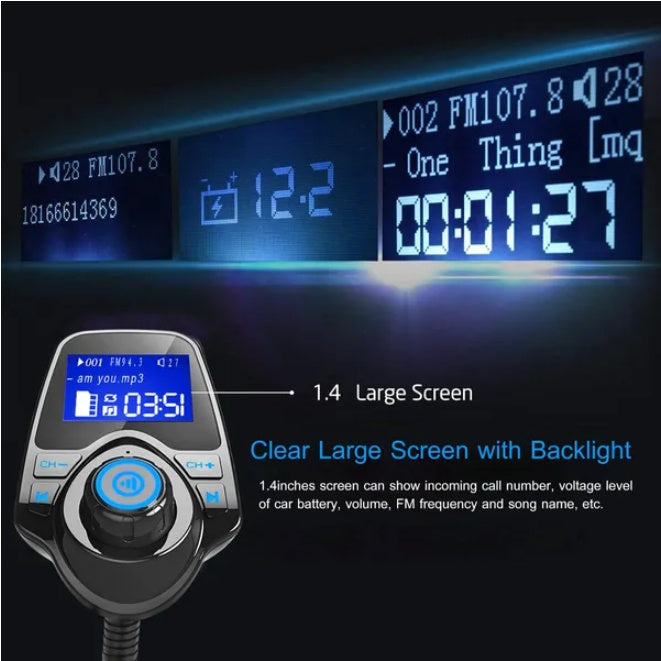 Car Mounted Wireless FM Transmitter