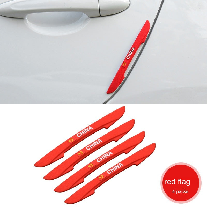 Car Door Edge Guards – Anti-Scratch Strips - Red Flag