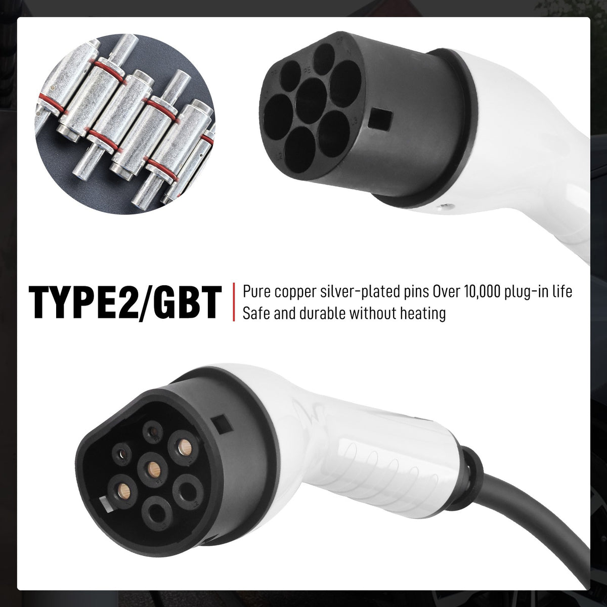 32A Type 2 to Type 2 EV Charging Cable, 5m - image 10