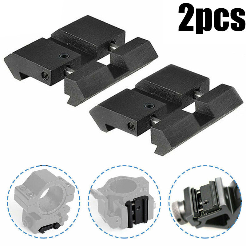 11mm To 20mm Tactical Picatinny Weaver Scope Dovetail Rail Adapters Mount Base