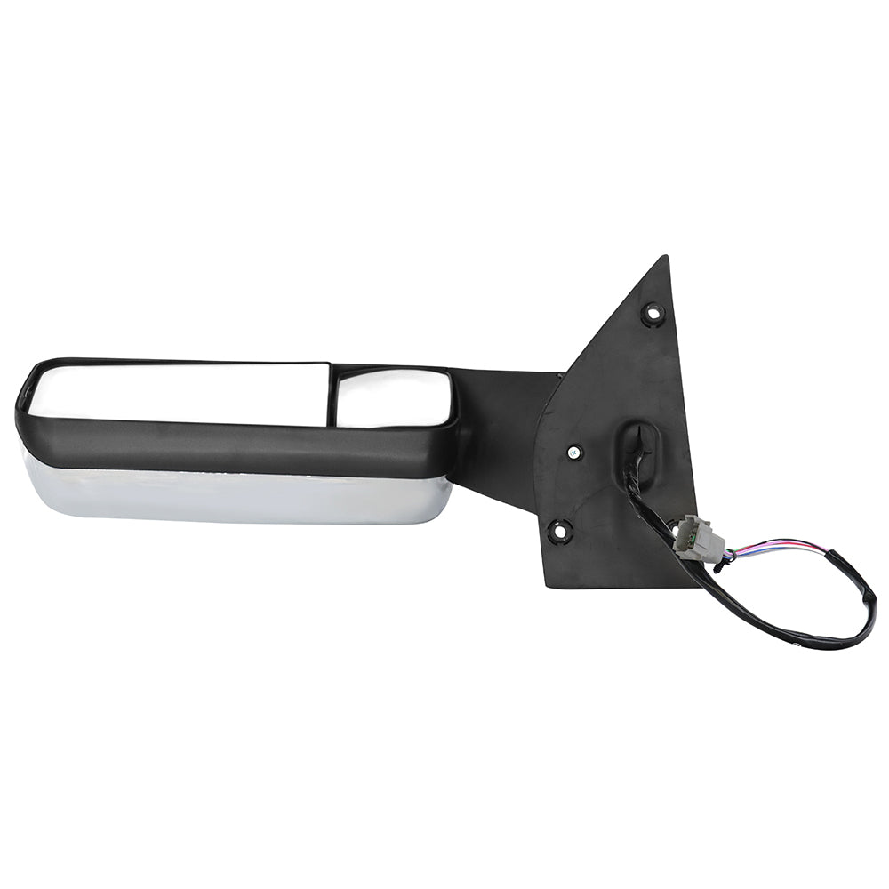 Chrome Heated Door Mirror For Freightliner Cascadia 2018-2023 Right Passenger