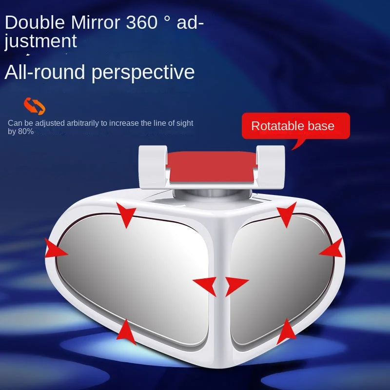 Adjustable Wide-Angle Reversing Wheel Mirror - image 3