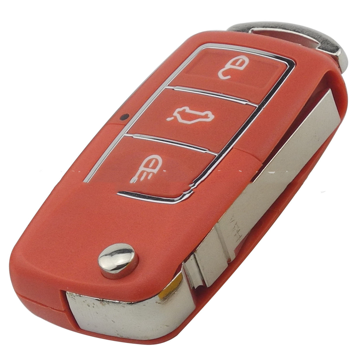 Key fob shell for Volkswagen 3-button flip keys - image 5