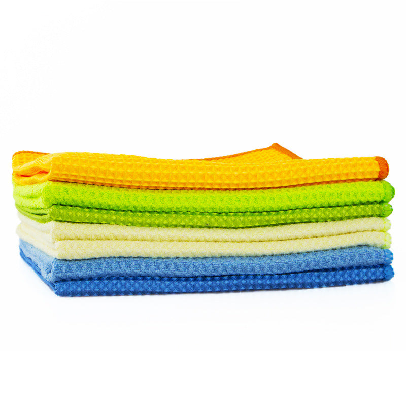 Microfibre Waffle Car Cleaning Towel