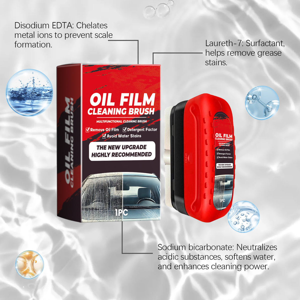 Car Windscreen Oil Film Cleaning Brush - image 10
