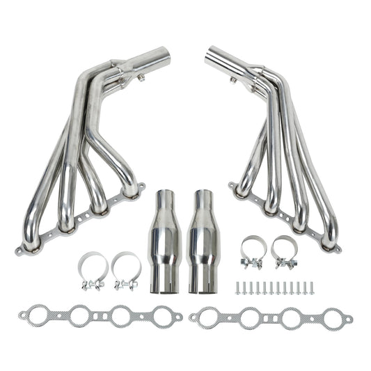 Long Tube Stainless Header Exhaust Manifold For 10-15 Chevy Camaro SS LS3 6.2 V8  Ban The Sale Of Amazon&Temu