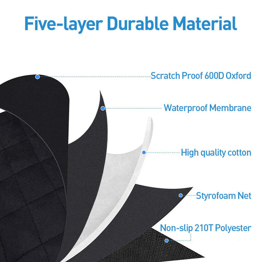 Quilted heavy-duty car boot liner - image 2