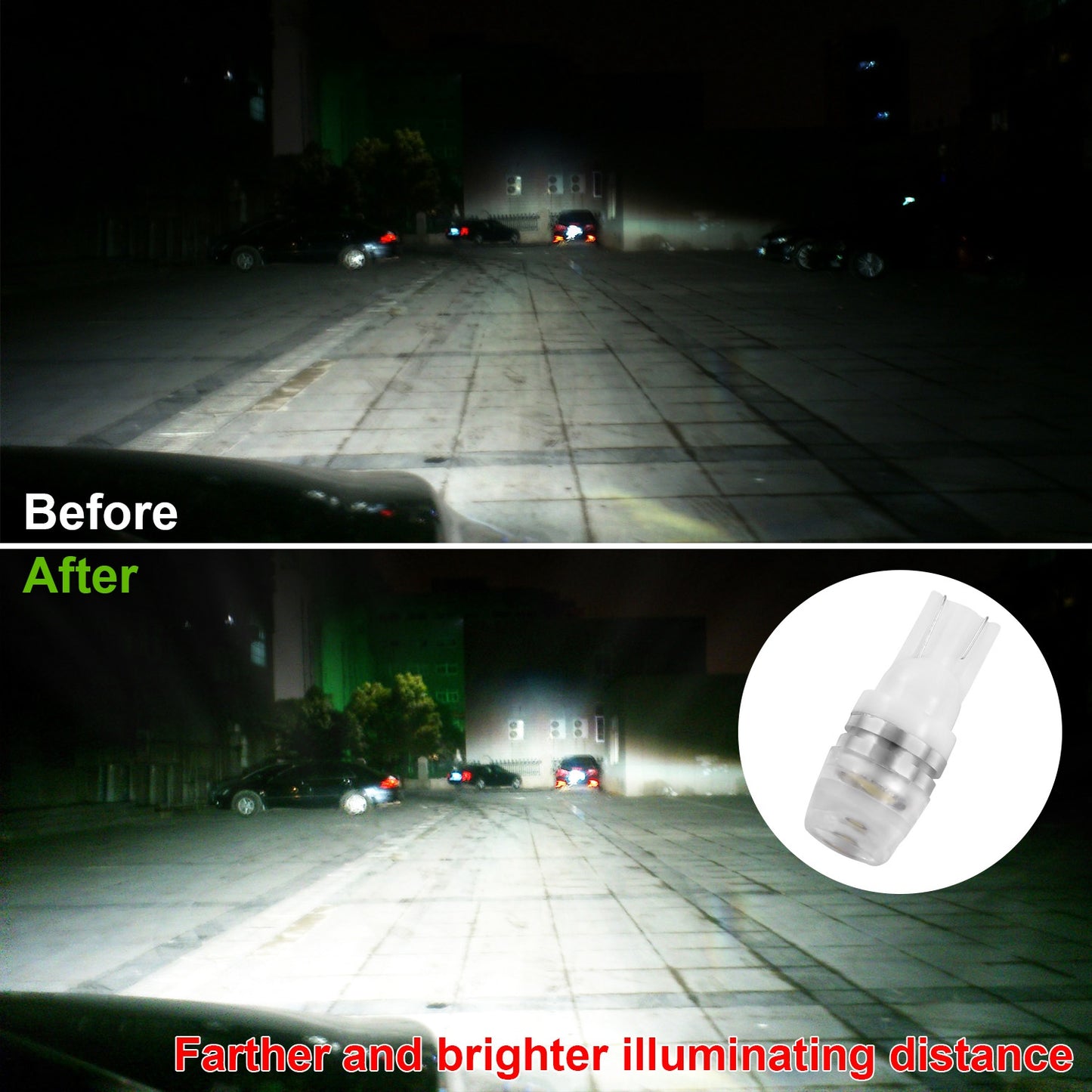 20Pcs Per Kit LED Car Light Bulbs 500lm T10 2323SMD 6500K White Auto Lamps Replacement For Dome Map Door Trunk Signal License Plate