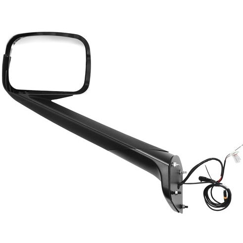 For Freightliner Cascadia 2018 Pair Chrome Heated Hood Mirror W Turn Signal LED