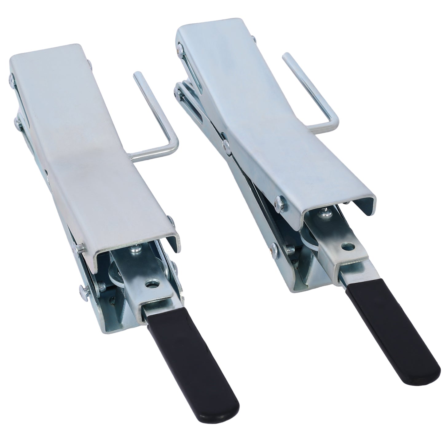 Quick Lock Wheel Chocks, Universal Quick Lock Tire Chocks For Dual Axle Vehicles, Pair Of