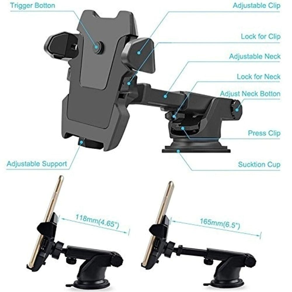 Windscreen Suction Cup Car Phone Holder - image 6