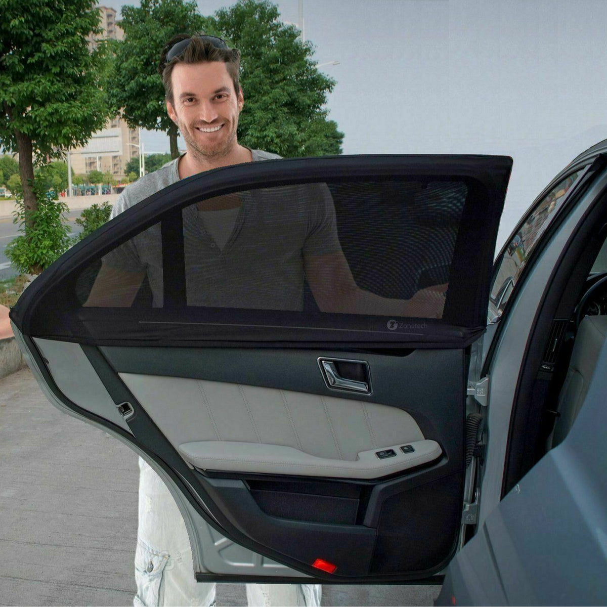 Breathable Car Side Window Mosquito Net