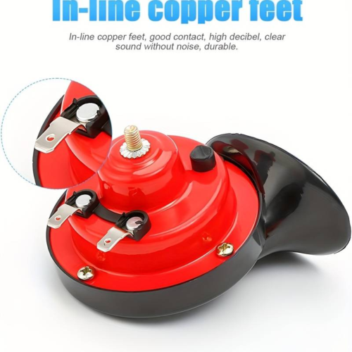 2PC 12V 300DB Super Loud Train Air Horn Waterproof Motorcycle Car Truck SUV Boat