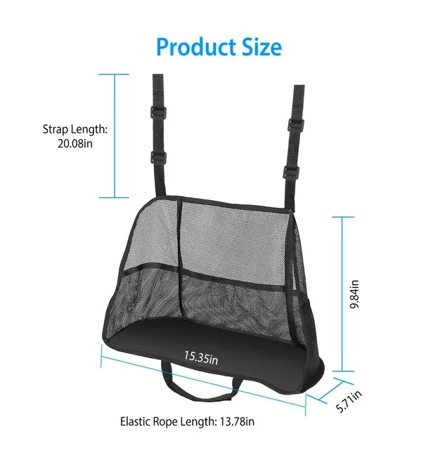 Car Net Pocket Handbag Holder Car Storage Netting Pouch Seat Side Storage Mesh Organizers Bag