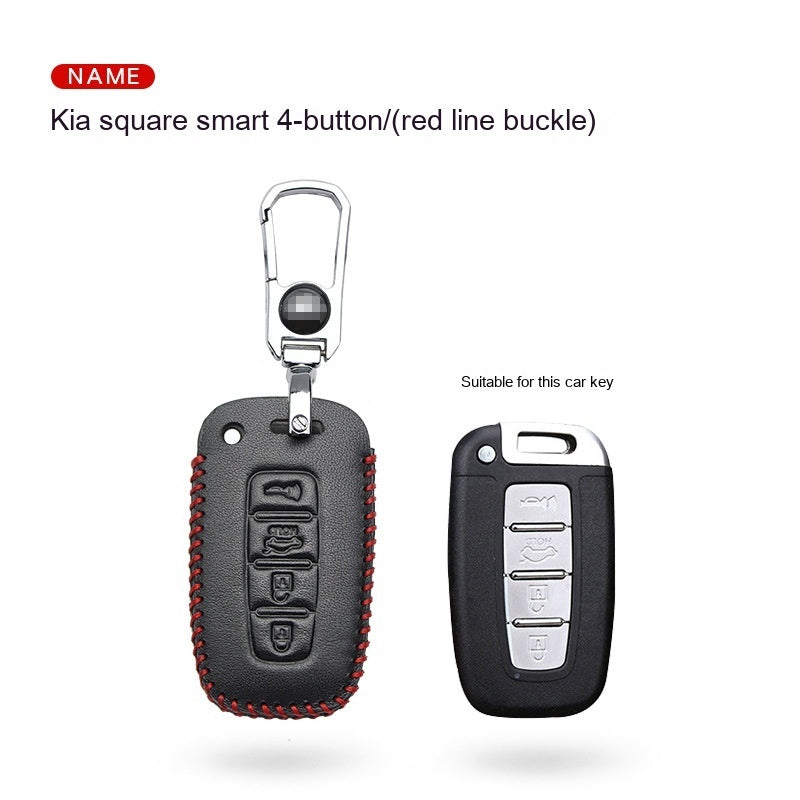 Key Fob Case for Kia Smart & Folding Keys – Genuine Leather - image 21