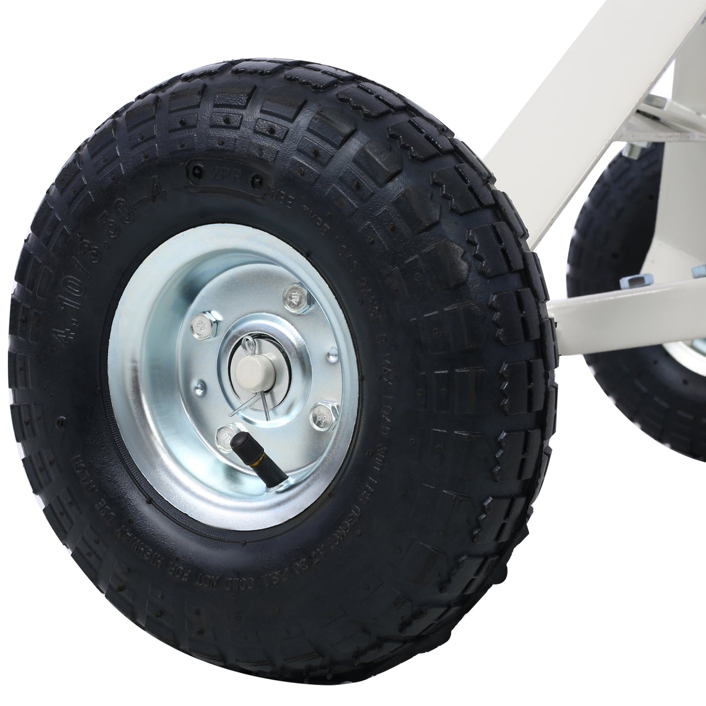 Trailer Dolly With Pneumatic Tires   600 Lb. Maximum Capacity Gray Color