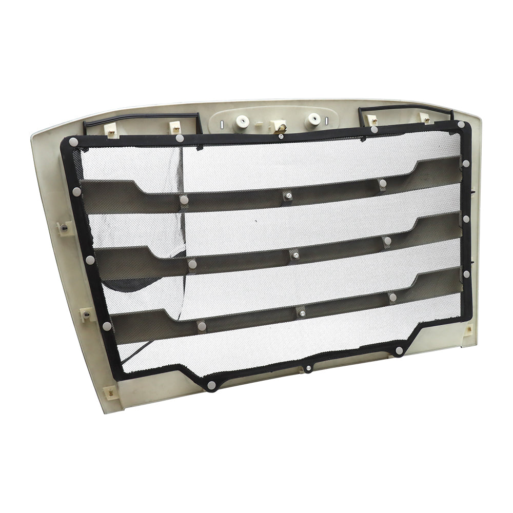Black Front Grille Compatible With Freightliner Cascadia 2018, With Bug Screen
