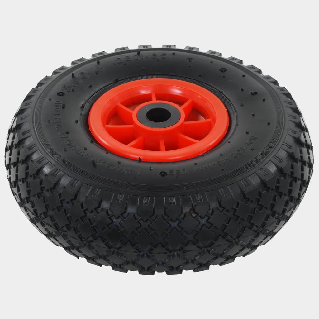 Sack Truck Wheels 2 pcs. Rubber 3.00-4 (245x82)