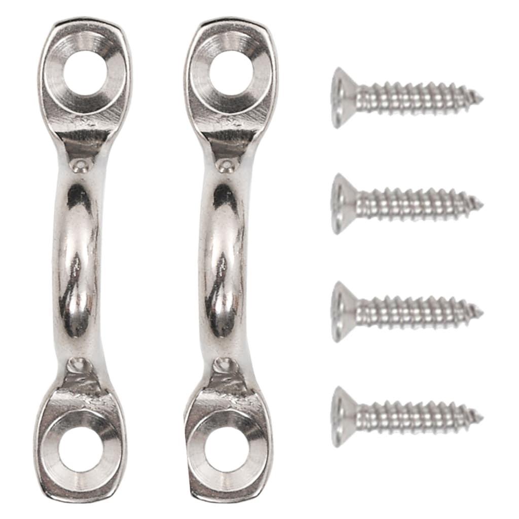 tension straps for bimini top, 2 pieces, fabric and stainless steel