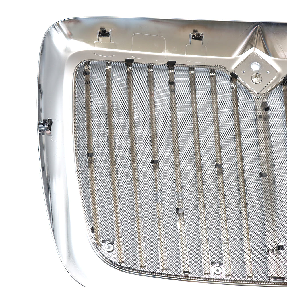 Chrome Front Grille Compatible With International Prostar 2008-2018 With Bug Screen