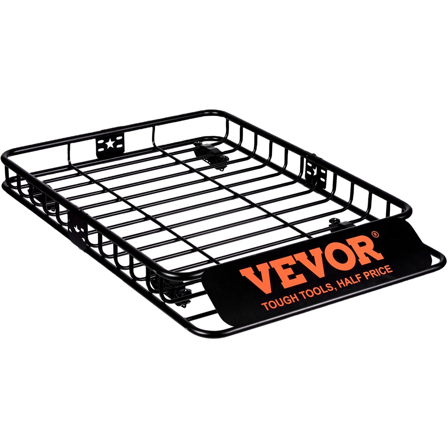 Roof Rack Cargo Basket, 130.5 X 91.5 X 12.7 Cm Rooftop Cargo Carrier W  15 Cu Ft Waterproof Cargo Bag, 90 Kg Capacity Universal Rack Carrier For SUV, Truck