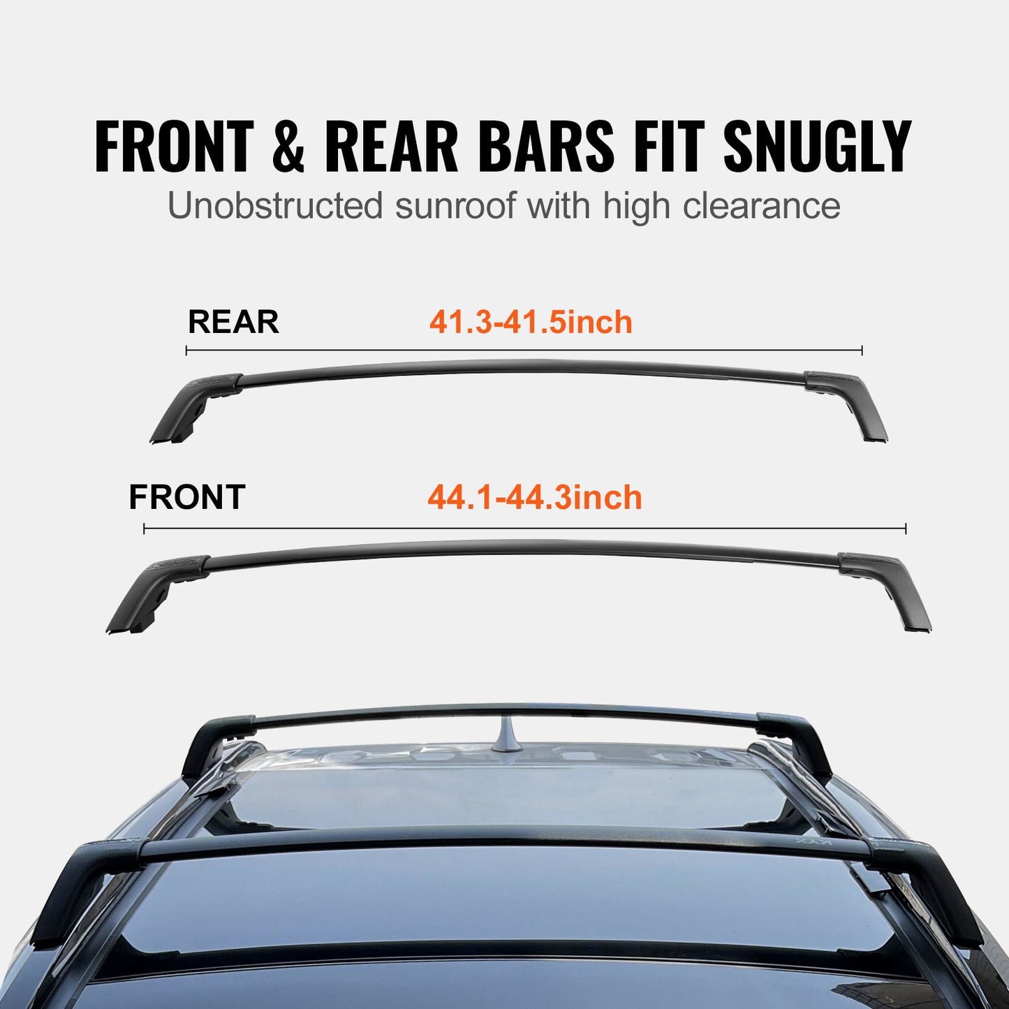 Roof Rack Cross Bars, Compatible With Toyota RAV4 2019-2023, 117.93 Kg Load Capacity, Aluminum Anti-Rust Crossbars With Locks, Rooftop Cargo Bag Luggage Carrier (Not Fit For Adventure/TRD Off-Road)