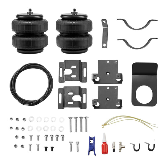 Air Bag Suspension Kit, Air Springs Suspension Bag Kit Compatible With 2001-2010 Chevrolet Silverado 2500/3500HD And GMC Sierra 2500/3500HD 4WD RWD, 5000 Lbs Loading, 5 To 100 PSI