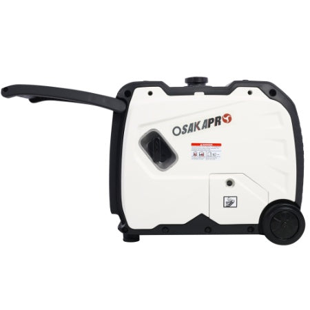 Super Quiet Inverter Generator 4500w Portable Generator Electric Start, Foldable Handle With Wheel,212cc 4 Stroke EPA Compliant
