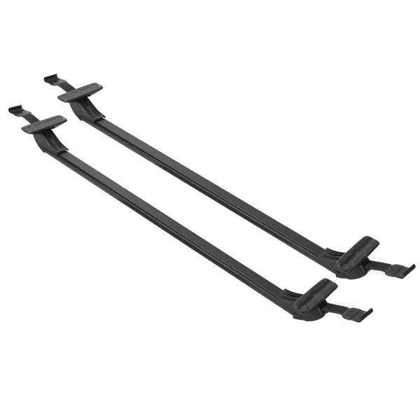 2PCS Universal 110cm/43-inch Car Roof Rack Cross Bar W/ Anti-Theft Lock Adjustable Window Frame 2 Versions Random Delivery