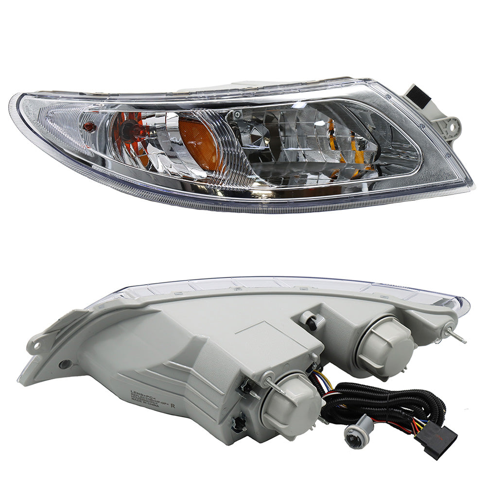 Headlights Assembly Compatible With International Durastar 4200 4300 4400 4900 2002-2018 Passenger Side