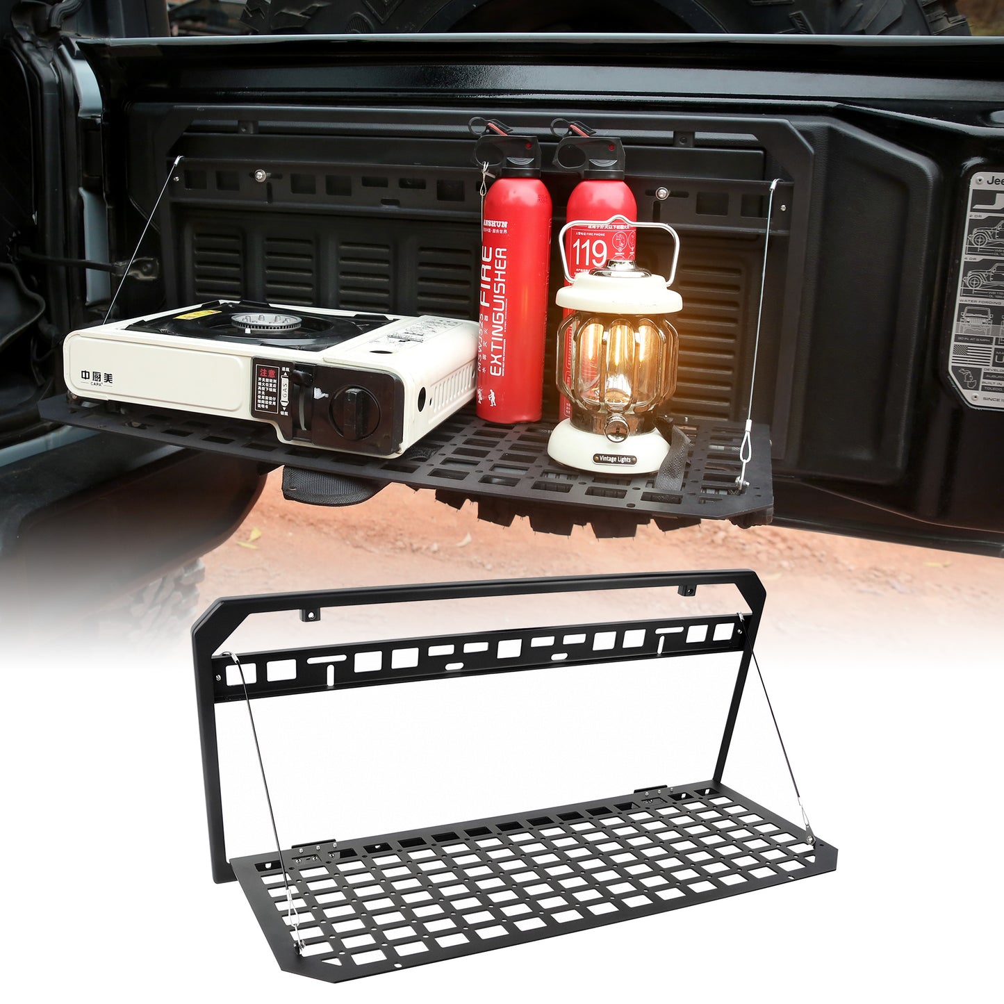 Tailgate Table For Jeep Wrangler 2007-2018 &2018-2025