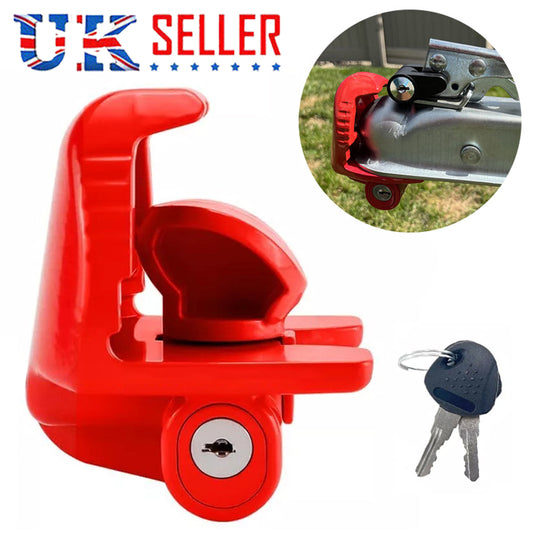 High Security Hitch Lock Caravan Trailer Hitch Coupling Tow Lock Universal W,Key