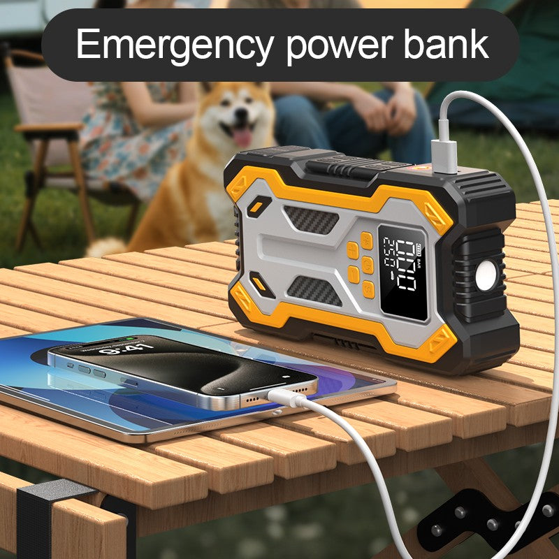 Jump Starter with Air Compressor – 12V Booster & Power Bank - image 2