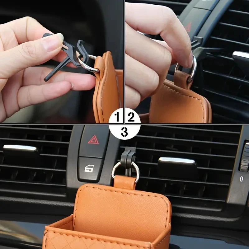 Car Storage Box | Universal air vent mount