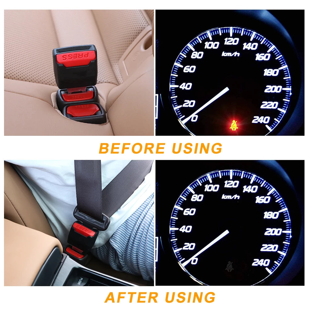 Car Seat Belt Clip | Universal black seat belt extender
