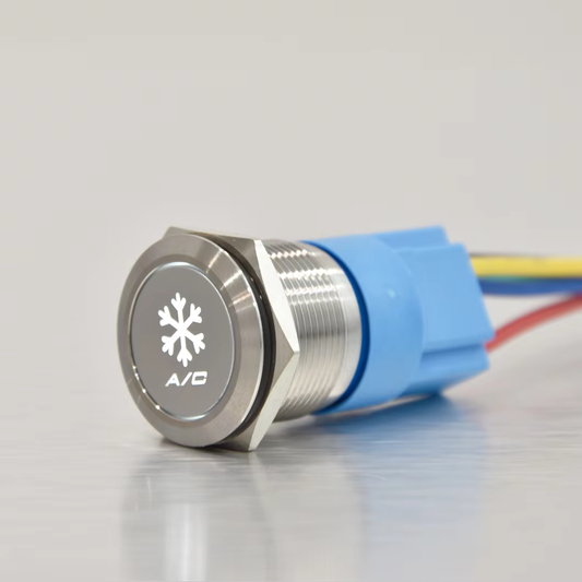 Savage Switch Silver Latching Air Conditioning