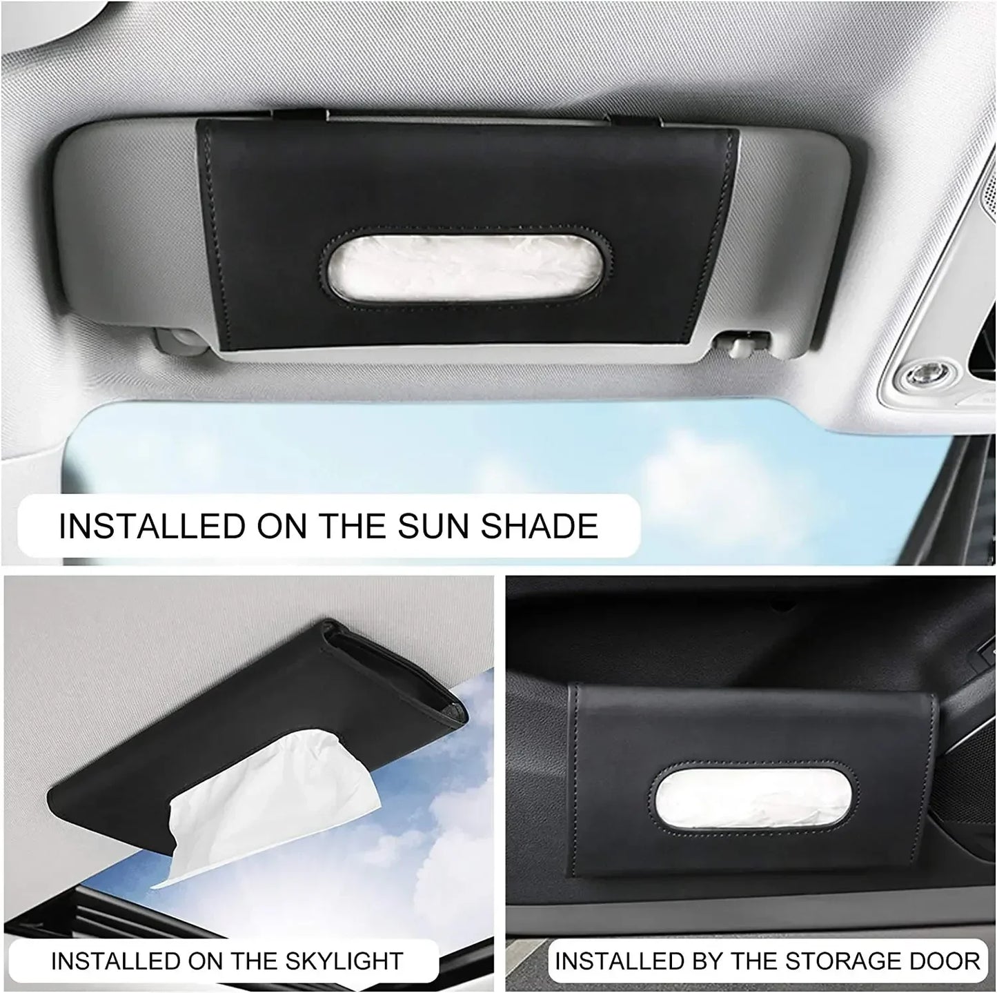 Car Sun Visor Tissue Holder