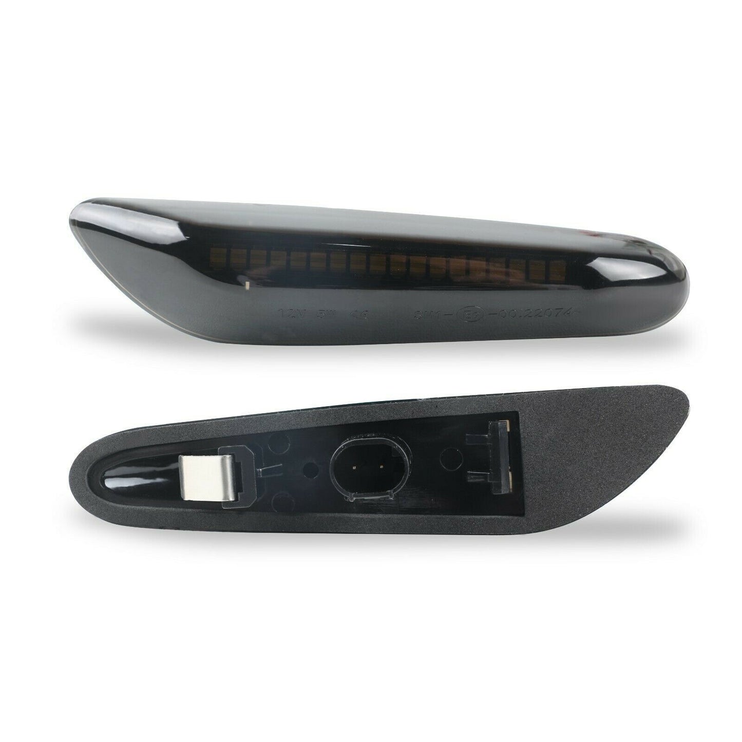 2 Smoke LED Side Marker Turn Signal Light Replacement For BMW E90 E91 E93