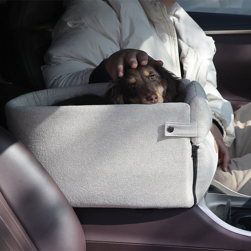 Portable Dog Car Seat Bed Carrier for Small Dogs and Cats - image 5