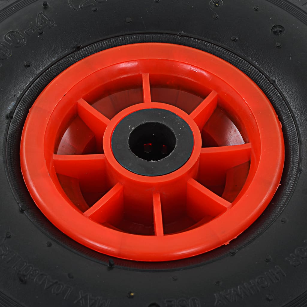 Sack Truck Wheels 2 pcs. Rubber 3.00-4 (245x82)