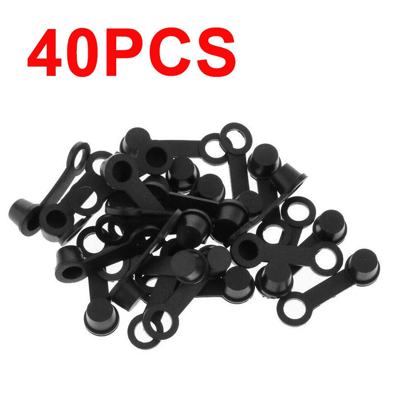 40pcs Motorcycle Car ATV Caravan Rubber Brake Bleed Nipple Grease Cap Dust Cover