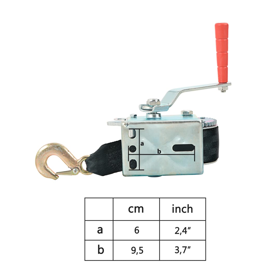 hand winch with strap   hand winch with strap