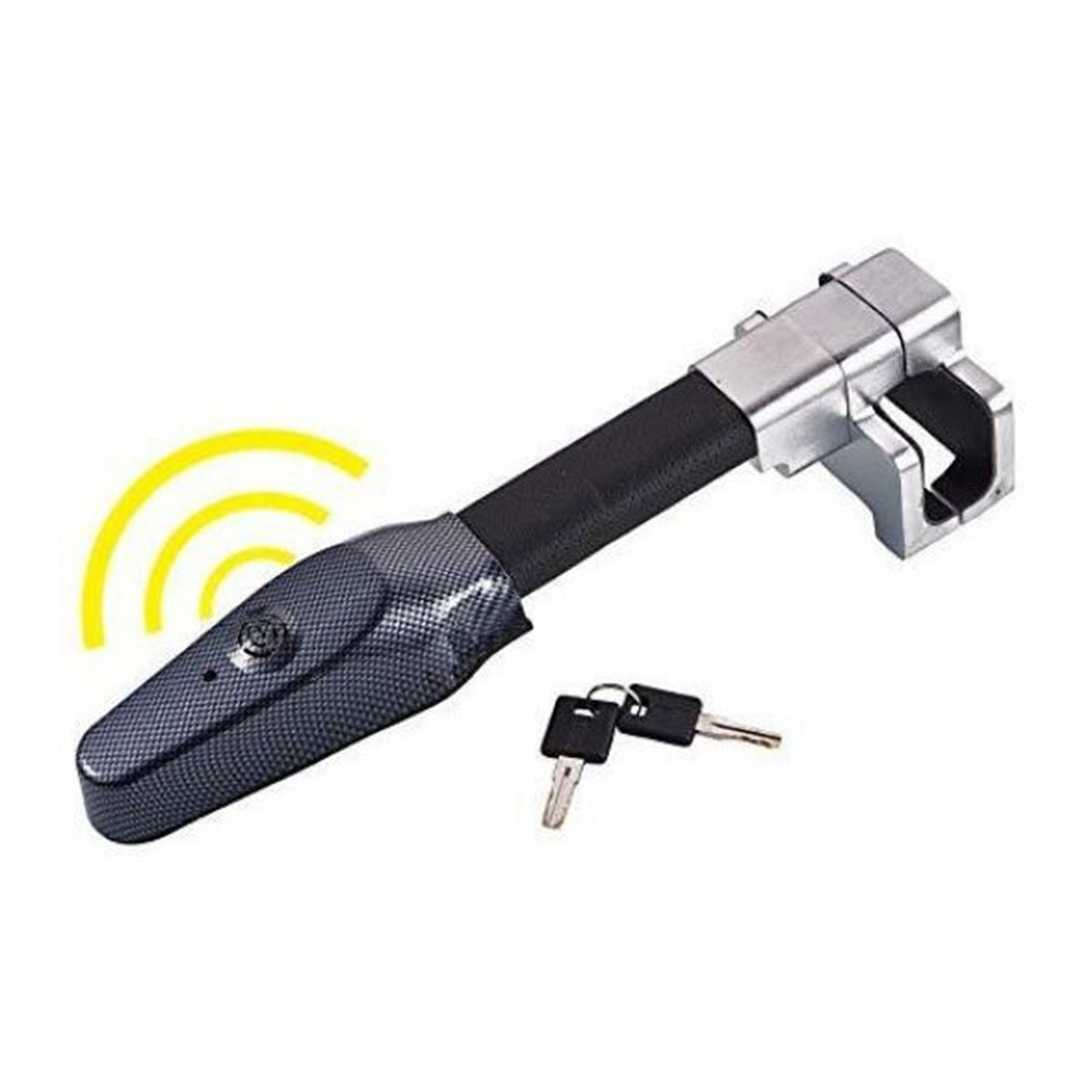Steering wheel lock with alarm, aluminium alloy - image 3